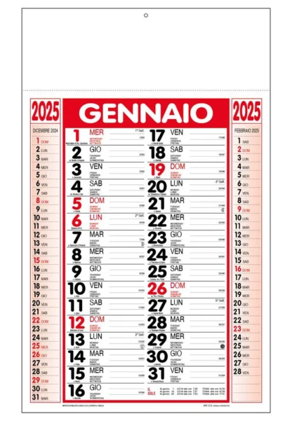 Calendario olandese 2025 C1290A