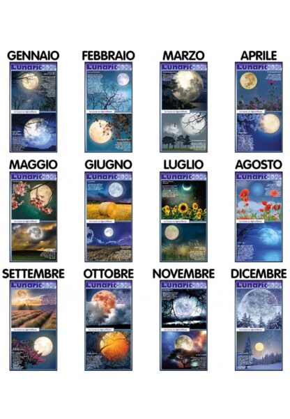 Calendario illustrato lunario 2024 D8790 immagini