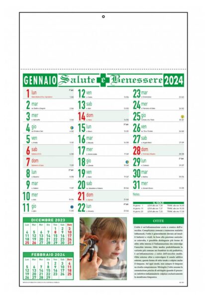 Calendario salute 2024 D8190