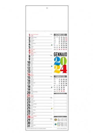 Calendario da parete silhouette mensile - serie 02_G_Q - Tutto Calendari  2023