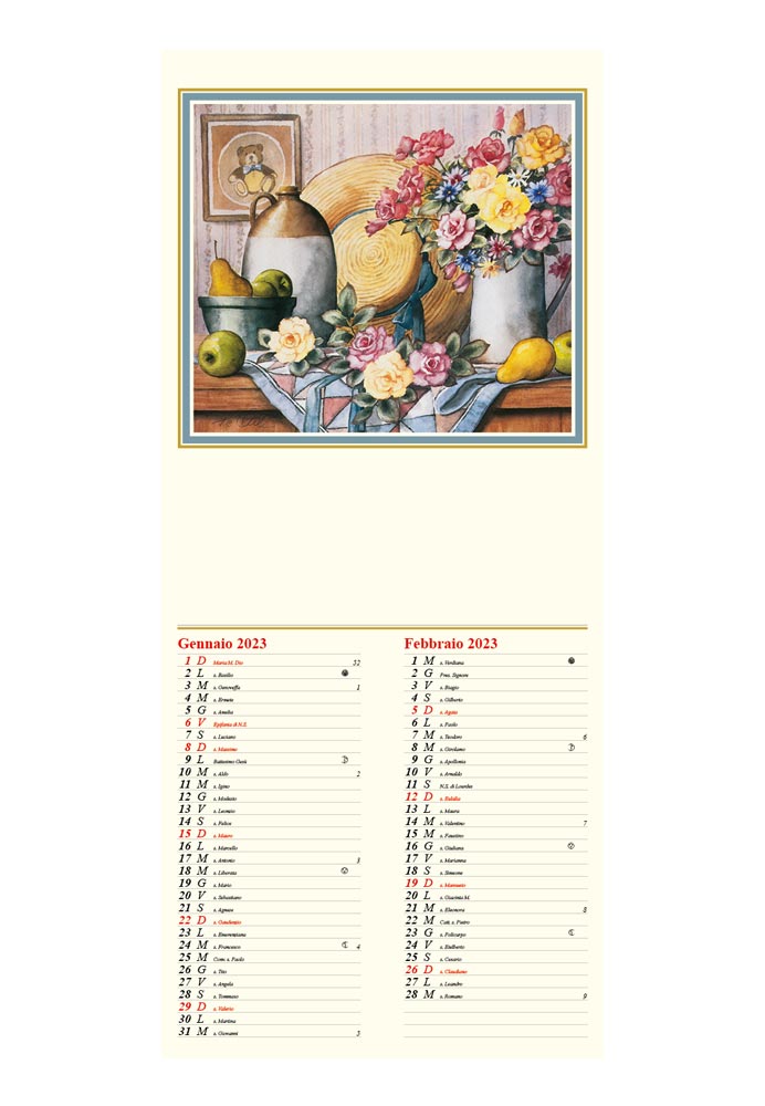 Calendario Donne Sexy 2024 illustrato personalizzato 