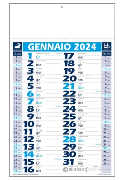 Calendario olandese 2025 personalizzato o neutro C0790B