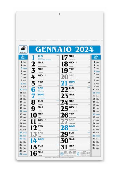 Calendario olandese da muro 2024 PA520BL