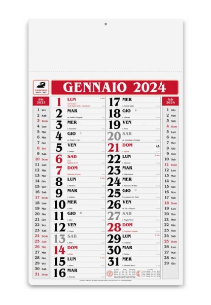 Calendario olandese da muro 2024 PA520RO