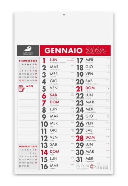 Calendario olandese da muro 2024 PA636RO