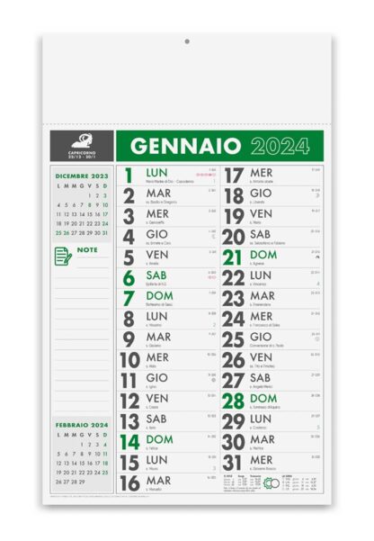 Calendario olandese da muro 2024 PA636VE